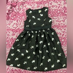 Gymboree Size 5T Black Scottie Dress